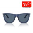 画像5: RayBan レイバン Wayfarer reverse ウェイファーラー リバース サングラス メガネフレーム 53□20 ネイビーブルー クリア RBR0502S 67083A クロス付き 国内正規品 (5)