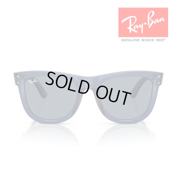 画像5: RayBan レイバン Wayfarer reverse ウェイファーラー リバース サングラス メガネフレーム 53□20 ネイビーブルー クリア RBR0502S 67083A クロス付き 国内正規品 (5)