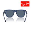 画像3: RayBan レイバン Wayfarer reverse ウェイファーラー リバース サングラス メガネフレーム 53□20 ネイビーブルー クリア RBR0502S 67083A クロス付き 国内正規品 (3)