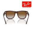 画像3: RayBan レイバン Wayfarer reverse ウェイファーラー リバース サングラス メガネフレーム 53□20 ブラウン クリア RBR0502S 6709CB クロス付き 国内正規品 (3)