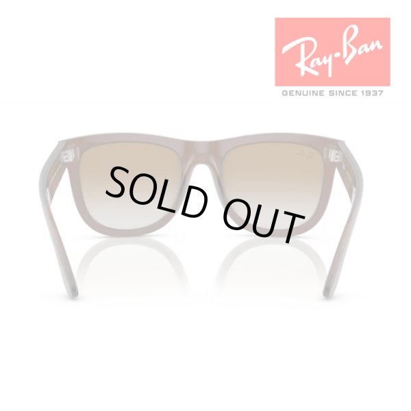画像3: RayBan レイバン Wayfarer reverse ウェイファーラー リバース サングラス メガネフレーム 53□20 ブラウン クリア RBR0502S 6709CB クロス付き 国内正規品 (3)