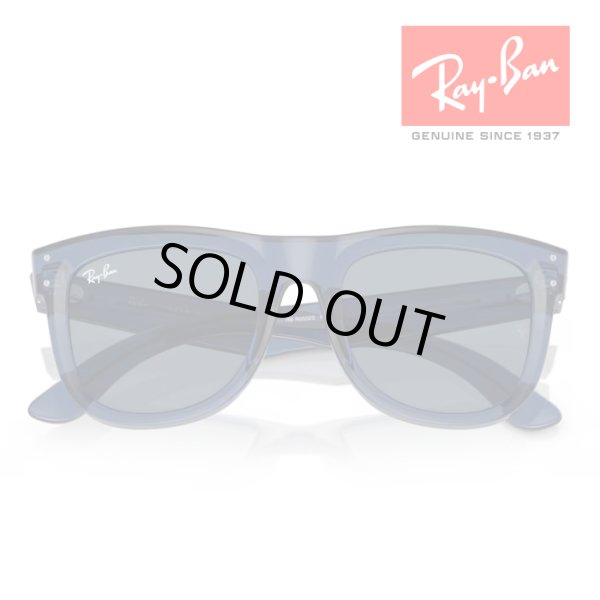画像6: RayBan レイバン Wayfarer reverse ウェイファーラー リバース サングラス メガネフレーム 53□20 ネイビーブルー クリア RBR0502S 67083A クロス付き 国内正規品 (6)