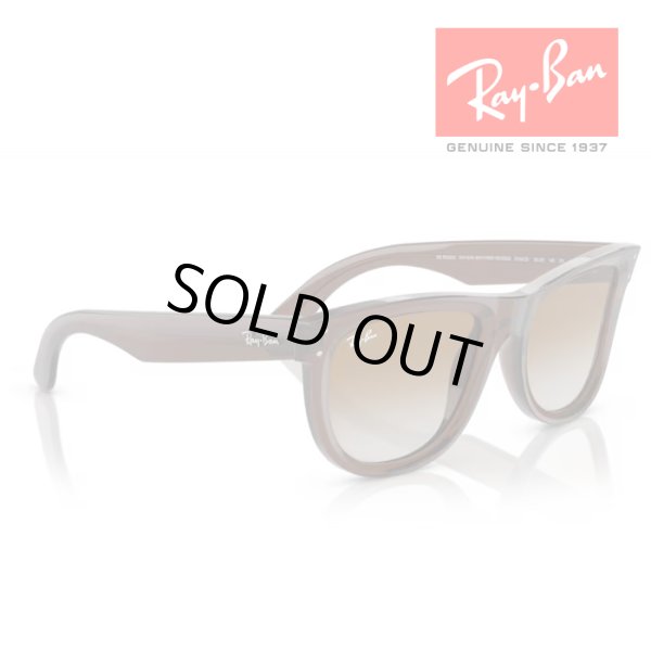 画像4: RayBan レイバン Wayfarer reverse ウェイファーラー リバース サングラス メガネフレーム 53□20 ブラウン クリア RBR0502S 6709CB クロス付き 国内正規品 (4)