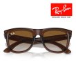 画像6: RayBan レイバン Wayfarer reverse ウェイファーラー リバース サングラス メガネフレーム 50□22 ブラウン クリア RBR0502S 6709CB クロス付き 国内正規品 (6)