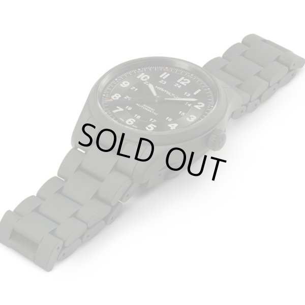 画像2: HAMILTON ハミルトン カーキ フィールド チタニウム オート 38mm メンズ 腕時計 H70215130 ブラックPVD 正規輸入品 (2)
