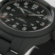 画像4: HAMILTON ハミルトン カーキ フィールド チタニウム オート 38mm メンズ 腕時計 H70215130 ブラックPVD 正規輸入品【コレクションケースプレゼント】 (4)