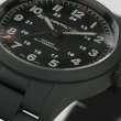 画像4: HAMILTON ハミルトン カーキ フィールド チタニウム オート 38mm メンズ 腕時計 H70215130 ブラックPVD 正規輸入品 (4)