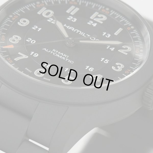 画像4: HAMILTON ハミルトン カーキ フィールド チタニウム オート 38mm メンズ 腕時計 H70215130 ブラックPVD 正規輸入品 (4)