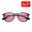 画像7: RayBan レイバン サングラス メガネフレーム Erika metal エリカメタル 54□19 ブラック ピンク 調光レンズ RB3539 002/Q3 クロス付き 正規品 (7)