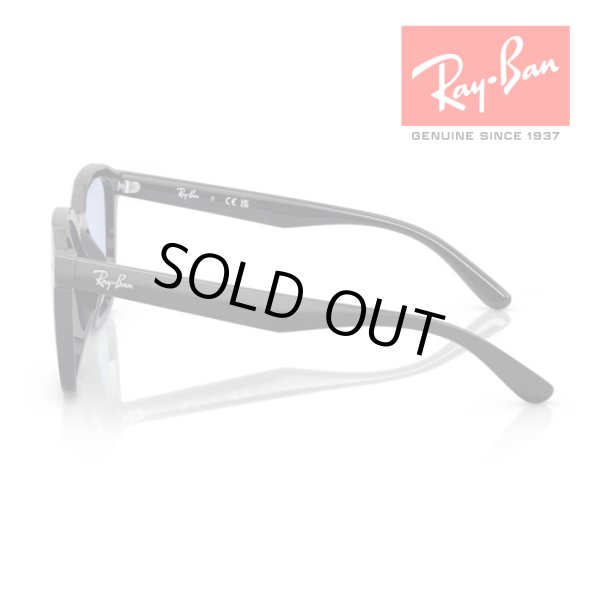 画像2: RayBan レイバン サングラス メガネフレーム 66□17 ブラック ブルー RB4392D 601/80 WASHED LENSES クロス付き レイバン純正メガネケース付き 国内正規品 (2)