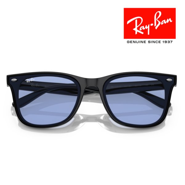 画像6: RayBan レイバン サングラス メガネフレーム 65□18 ブラック ブルー RB4391D 601/80 フラットレンズ クロス付き レイバン純正メガネケース付き 国内正規品 (6)