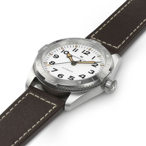 画像2: HAMILTON ハミルトン カーキ フィールド エクスペディション オート Khaki Field Expedition Auto 37mm メンズ 腕時計 H70225510 正規輸入品 (2)