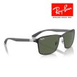 画像4: RayBan レイバン LITEFORCE サングラス メガネフレーム 59□17 ブラック グリーン RB3721 914471 クロス付き レイバン純正メガネケース付き 国内正規品 (4)