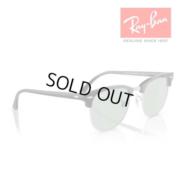 画像4: RayBan レイバン クラブマスター Clubmaster サングラス メガネフレーム 51□21ブラック シルバー グレー RB3016 1354R5 クロス付き レイバン純正メガネケース付き 国内正規品 (4)