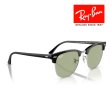 画像4: RayBan レイバン クラブマスター Clubmaster サングラス メガネフレーム 51□21ブラック シルバー グリーン RB3016 135452 クロス付き レイバン純正メガネケース付き 国内正規品 (4)