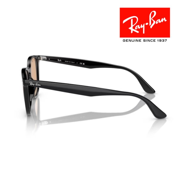 画像2: RayBan レイバン サングラス メガネフレーム 52□20 ブラック ブラウン RB4258F 601/93 クロス付き レイバン純正メガネケース付き 国内正規品 (2)