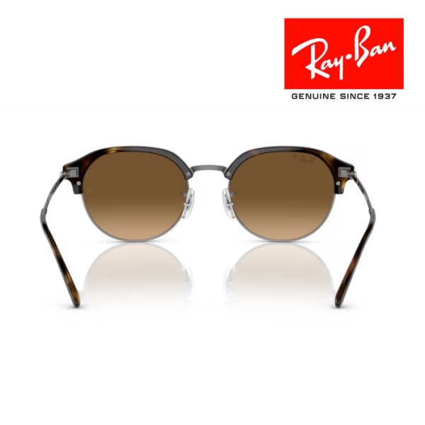 画像3: RayBan レイバン サングラス メガネフレーム 53□20 ガンメタル ブラウン polarized 偏光レンズ RB4429 710/M2 クロス付き レイバン純正メガネケース付き 国内正規品 (3)