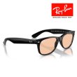 画像4: RayBan レイバン ニューウェイファーラー NEW WAYFARER サングラス メガネフレーム 55□18 ブラック RB2132F 601/4B クロス付き レイバン純正メガネケース付き 国内正規品 (4)