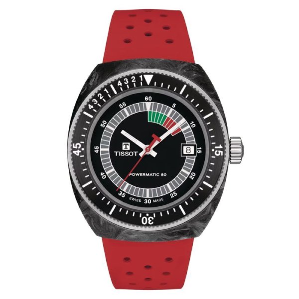 画像1: T1454079705702 ティソ TISSOT シデラル POWERMATIC 80 メンズ 機械式自動巻き T145.407.797.057.02 パワーリザーブ80時間 レッド 正規品 (1)