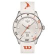 画像1: T1204101701100 ティソ TISSOT シースター1000 SEASTAR 1000 クオーツ 40mm T120.410.27.017.011.00 Wilson WNBA 替えベルト付き 正規品 (1)