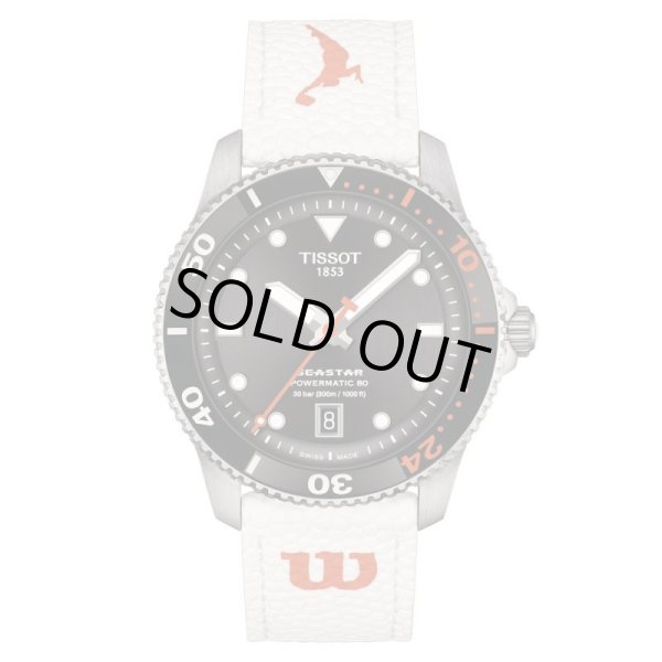 画像2: ティソ TISSOT シースター1000 オートマティック SEASTAR 1000 POWERMATIC 80 Wilson WNBA メンズ 機械式自動巻き T1208071705100 T120.807.17.051.00 パワーリザーブ80時間 替えベルト付き 正規輸入品 (2)