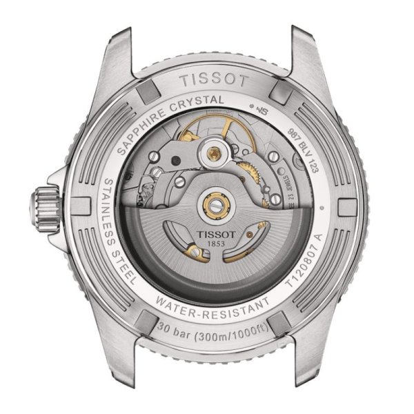 画像3: ティソ TISSOT シースター1000 オートマティック SEASTAR 1000 POWERMATIC 80 メンズ 機械式自動巻き T1208071105100 T120.807.11.051.00 ステンレス ベルト パワーリザーブ80時間 正規輸入品 (3)