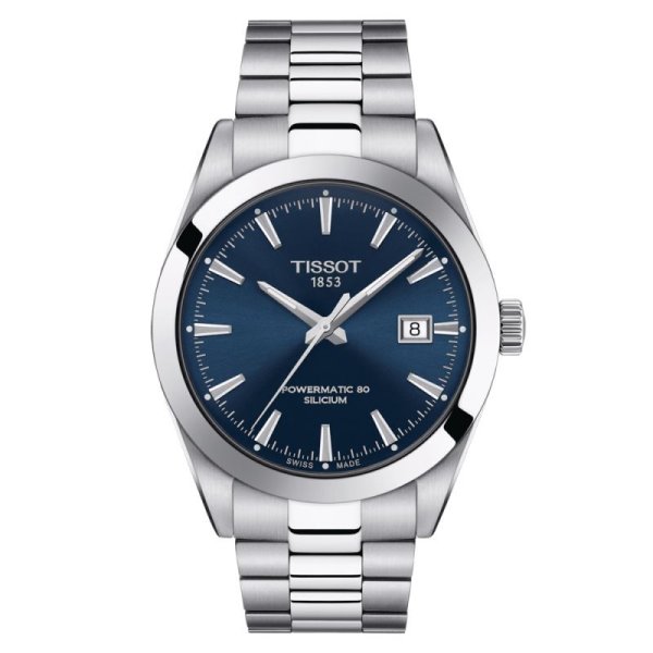 画像1: ティソ TISSOT ジェントルマン オートマティック GENTLEMAN AUTOMATIC メンズ ステンレス ベルト 機械式自動巻き T1274071104100 T127.407.11.041.00 パワーリザーブ80時間 正規品 (1)