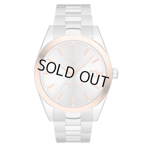 画像1: ティソ TISSOT ジェントルマン オートマティック GENTLEMAN AUTOMATIC メンズ 機械式自動巻き T9274074103100 T927.407.41.031.00 ステンレス ベルト 18Kベゼル パワーリザーブ80時間 正規品 (1)