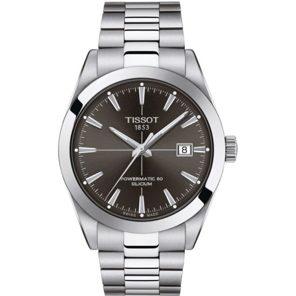 画像1: ティソ TISSOT ジェントルマン オートマティック GENTLEMAN AUTOMATIC メンズ ステンレス ベルト 機械式自動巻き T1274071106101 T127.407.11.061.01 パワーリザーブ80時間 正規品 (1)