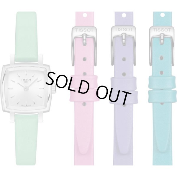 画像1: T0581091603101 Tissot ティソ ラブリー サマーセット レディ クオーツ T058.109.16.031.01 レザー ベルト 替えベルト3本付き 正規輸入品 (1)