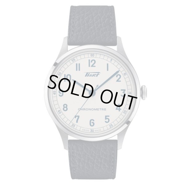 画像2: T1424641603200 ティソ TISSOT Heritage 1938 Automatic COSC メンズ 機械式自動巻き T142.464.16.062.00 39mm クロノメーター 替えベルト付き 正規輸入品 (2)