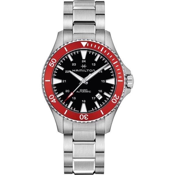 画像2: H82405130 腕時計 ハミルトン HAMILTON カーキ ネイビー スキューバオート 10気圧防水 メンズ 機械式 自動巻き 正規輸入品 (2)