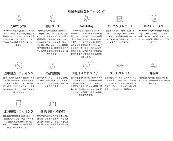 画像8: GARMIN ガーミン fenix E 47mm フェニックス E 010-03025-12 フラッグシップGPSウォッチ スマートウォッチ 健康管理 ランニング 正規輸入品 (8)