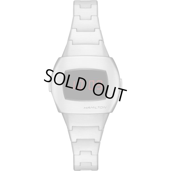 画像2: H52304130 腕時計 ハミルトン HAMILTON アメリカン クラシック PSR 74 Digital Quartz シルバー レッド 正規品 (2)