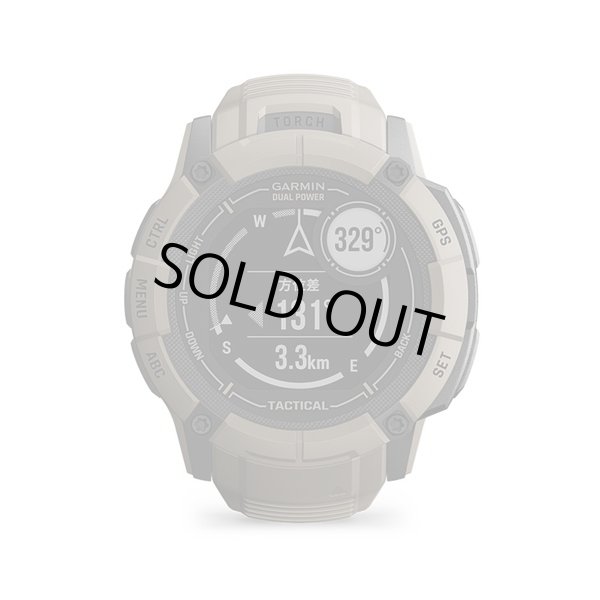 画像3: GARMIN ガーミン Instinct 2X Dual Power Tactical Edition 010-02805-62 タフネスGPSウォッチ スマートウォッチ 登山 トレッキング 正規輸入品 (3)
