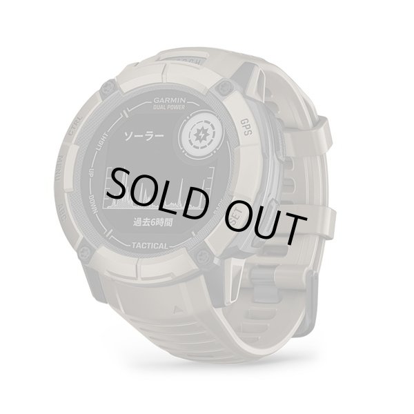 画像2: GARMIN ガーミン Instinct 2X Dual Power Tactical Edition 010-02805-62 タフネスGPSウォッチ スマートウォッチ 登山 トレッキング 正規輸入品 (2)