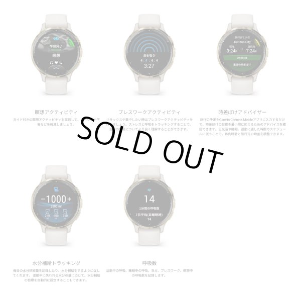 画像12: GARMIN ガーミン Venu 3S フィットネスGPSウォッチ スマートウォッチ 健康管理 フィットネス 010-02785-43 正規輸入品 (12)