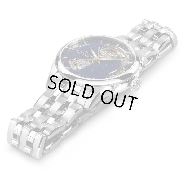 画像3: H32215142 腕時計 ハミルトン HAMILTON レディース ジャズマスター オープンハート オート ミッドナイトブルー 36mm 正規品 (3)