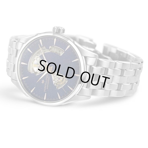 画像4: H32705140 ハミルトン HAMILTON ジャズマスター オープンハート 42mm メンズ 機械式 自動巻き ブルーダイヤル 正規輸入品 (4)