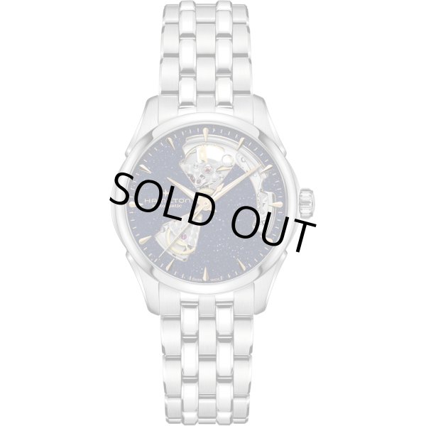 画像2: H32215142 腕時計 ハミルトン HAMILTON レディース ジャズマスター オープンハート オート ミッドナイトブルー 36mm 正規品 (2)