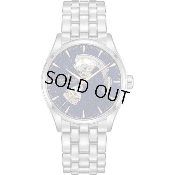 画像2: H32705140 ハミルトン HAMILTON ジャズマスター オープンハート 42mm メンズ 機械式 自動巻き ブルーダイヤル 正規輸入品 (2)