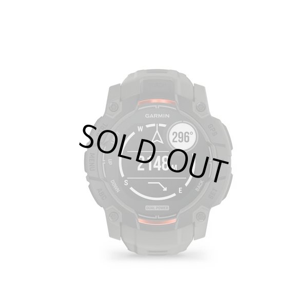 画像3: GARMIN ガーミン Instinct 3 010-02935-30 Dual Power 50mm タフネスGPSウォッチ スマートウォッチ 登山 トレッキング ソーラー 正規輸入品 (3)