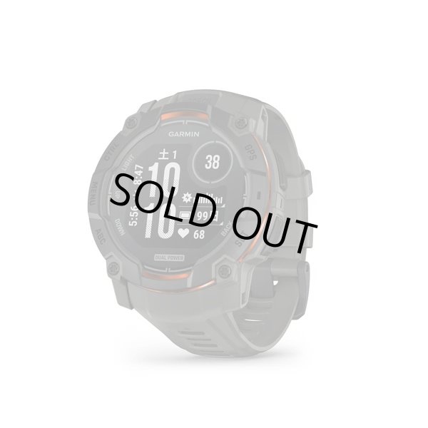 画像2: GARMIN ガーミン Instinct 3 010-02935-30 Dual Power 50mm タフネスGPSウォッチ スマートウォッチ 登山 トレッキング ソーラー 正規輸入品 (2)