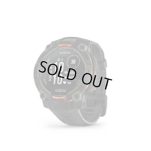 画像2: GARMIN ガーミン Instinct 3 010-02934-30 Dual Power 45mm タフネスGPSウォッチ スマートウォッチ 登山 トレッキング ソーラー 正規輸入品 (2)