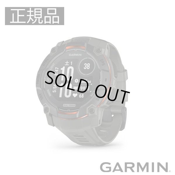 画像1: GARMIN ガーミン Instinct 3 010-02935-30 Dual Power 50mm タフネスGPSウォッチ スマートウォッチ 登山 トレッキング ソーラー 正規輸入品 (1)