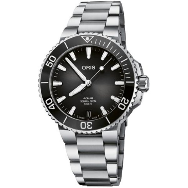 画像1: 腕時計 オリス ORIS キャリバー400 5日間パワーリザーブ ツインバレル アクイス デイト 41.5mm ダイバーズ 機械式自動巻 01 400 7769 4154-07 8 22 09PEB 正規品 MyOris登録で10年保証 (1)