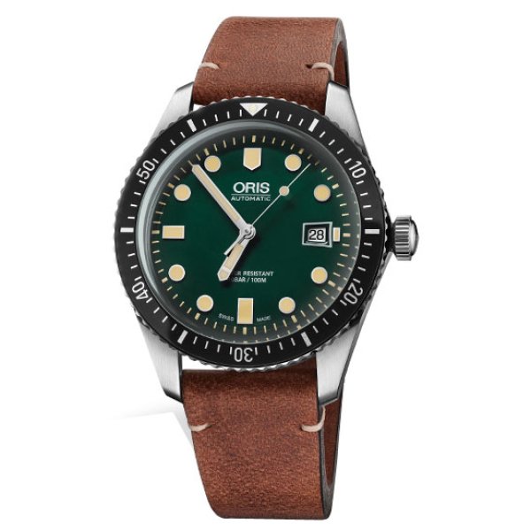 画像1: 腕時計 オリス ORIS ダイバーズ65 復刻モデル デイト 機械式自動巻 100m防水 メンズ 73377204057F 01 733 7720 4057-07 5 21 45 正規品 (1)