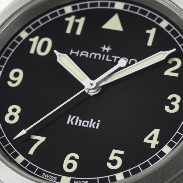 画像5: H69401130 ハミルトン HAMILTON カーキ フィールド クォーツ 38mm メンズ Quartz ブラック文字盤 正規輸入品 (5)