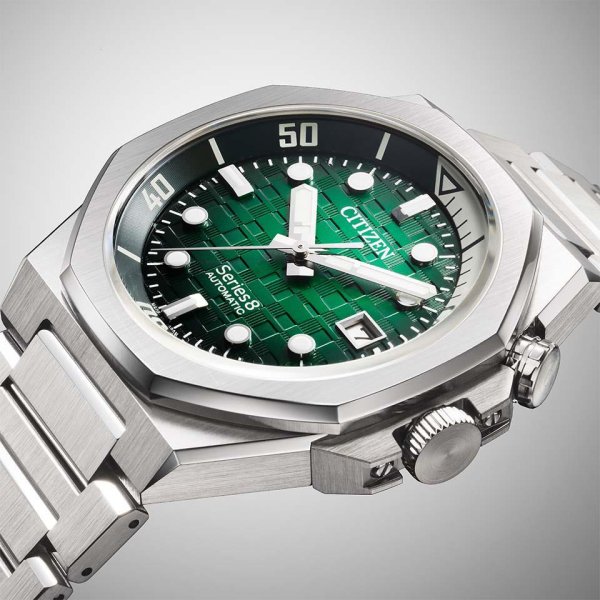 画像5: 腕時計 シチズン シリーズ 8 CITIZEN series 8 890 Mechanical NB6060-58X グリーン メンズ 機械式自動巻き 正規品 (5)