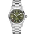 画像2: HAMILTON ハミルトン カーキ フィールド オート Khaki Field Auto 42mm メンズ 腕時計 H70605160 グリーン文字盤 正規輸入品 (2)